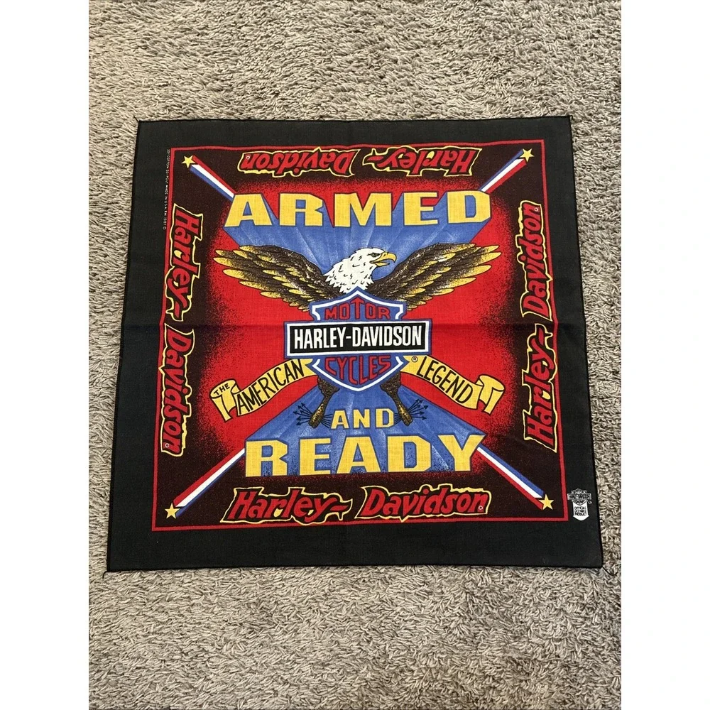 Vintage Harley Davidson Bandana 
